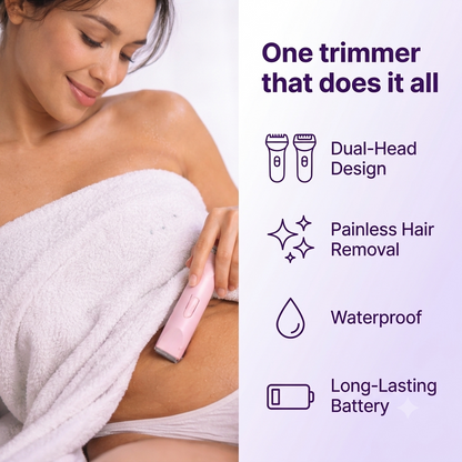 SoftTouch™ Electric Trimmer for Pubic Area & Bikini Line